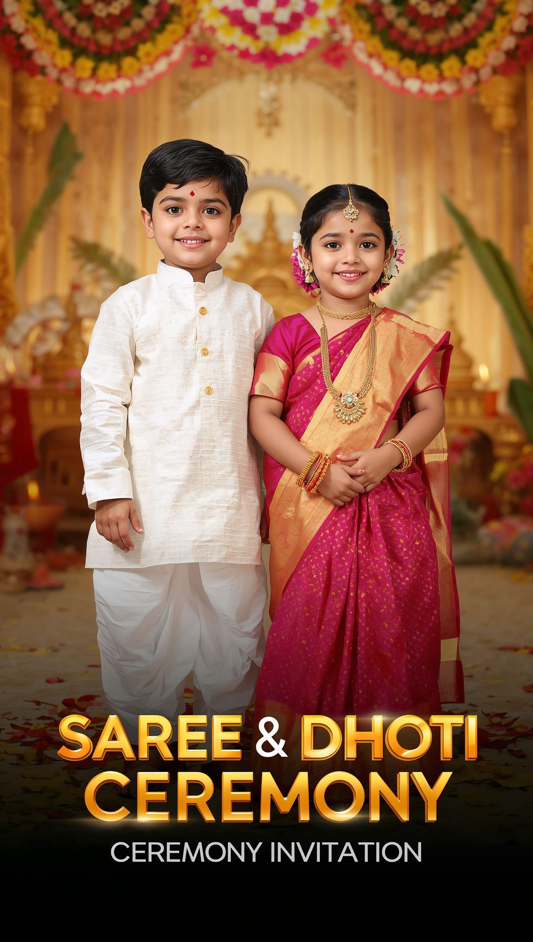 Saree &amp; Dhoti Ceremony (Combined)