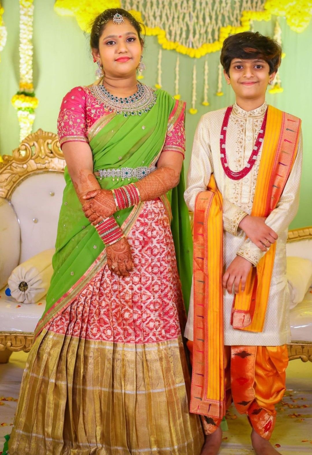 Telugu Saree &amp; Dhoti Ceremony (Combined) Invitation Videoes