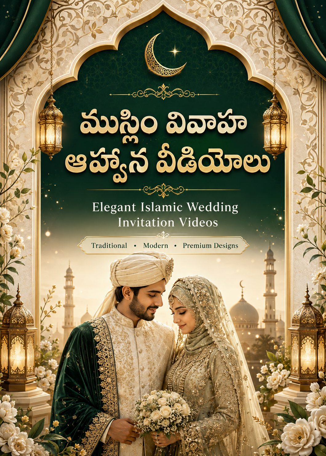 Telugu Muslim Wedding Invitations