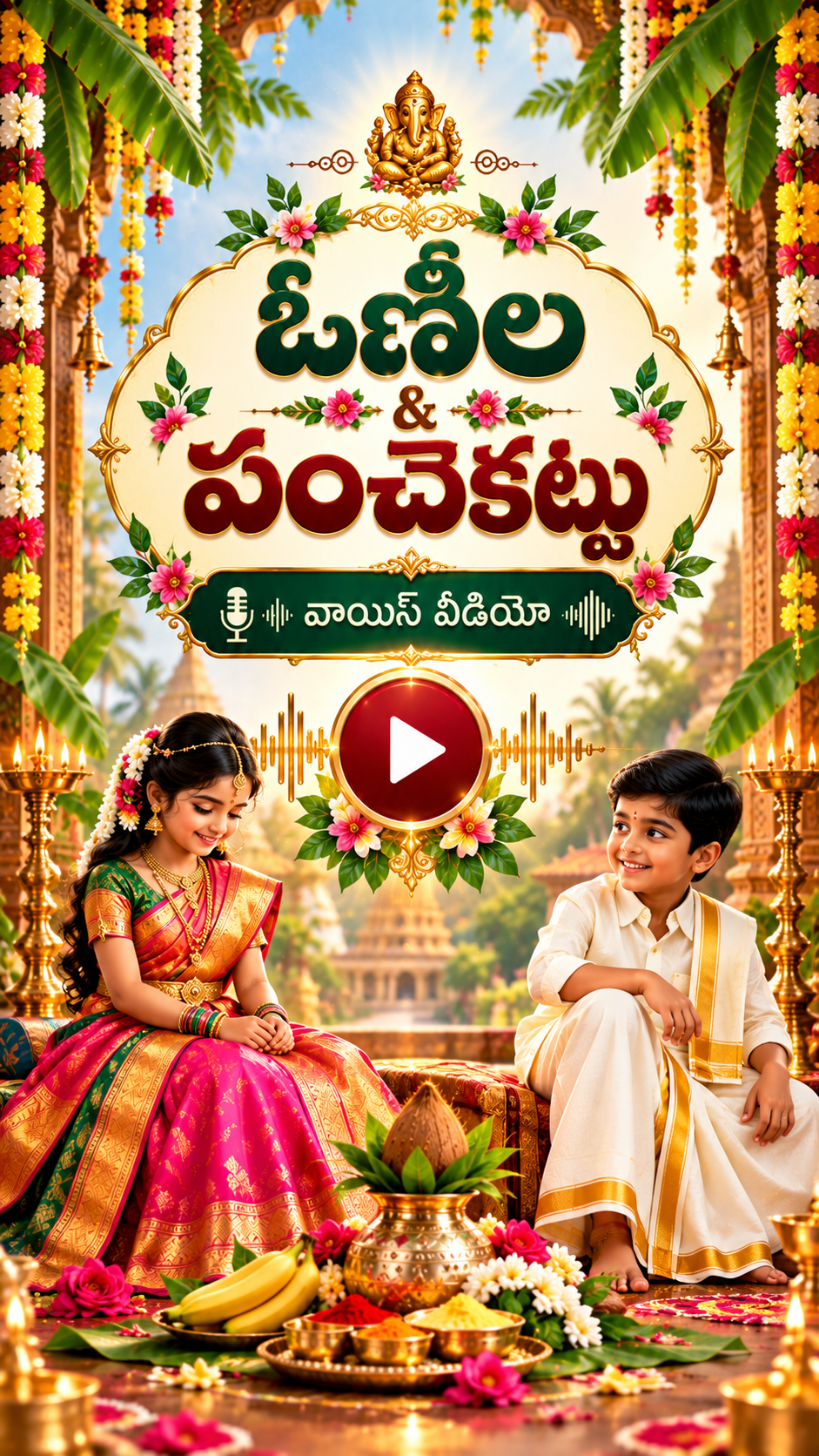 ఓణీల &amp; పంచెకట్టు