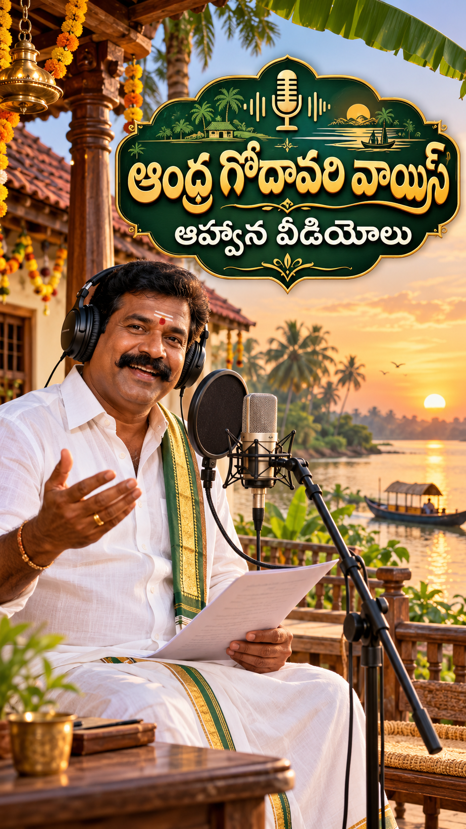 Andhra Godavari voice invitation video