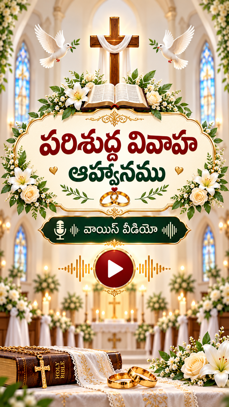 పరిశుద్ధ వివాహ ఆహ్వానము