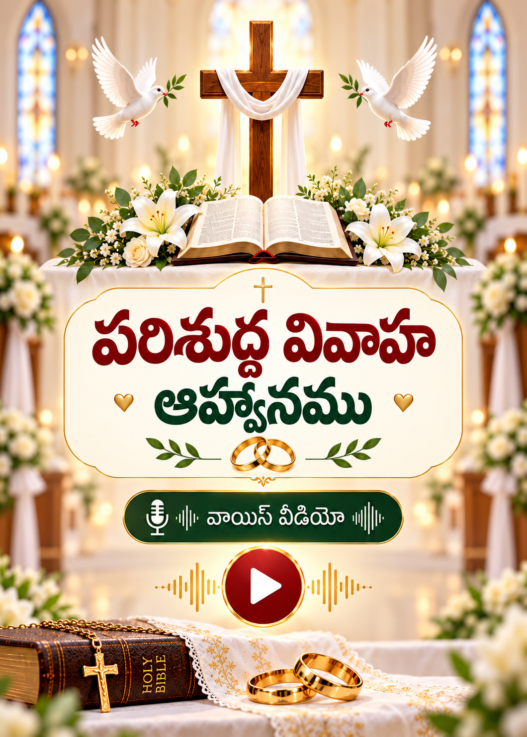 పరిశుద్ధ వివాహ ఆహ్వానము