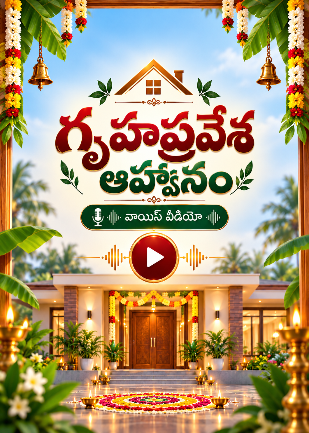 గృహప్రవేశ ఆహ్వానం