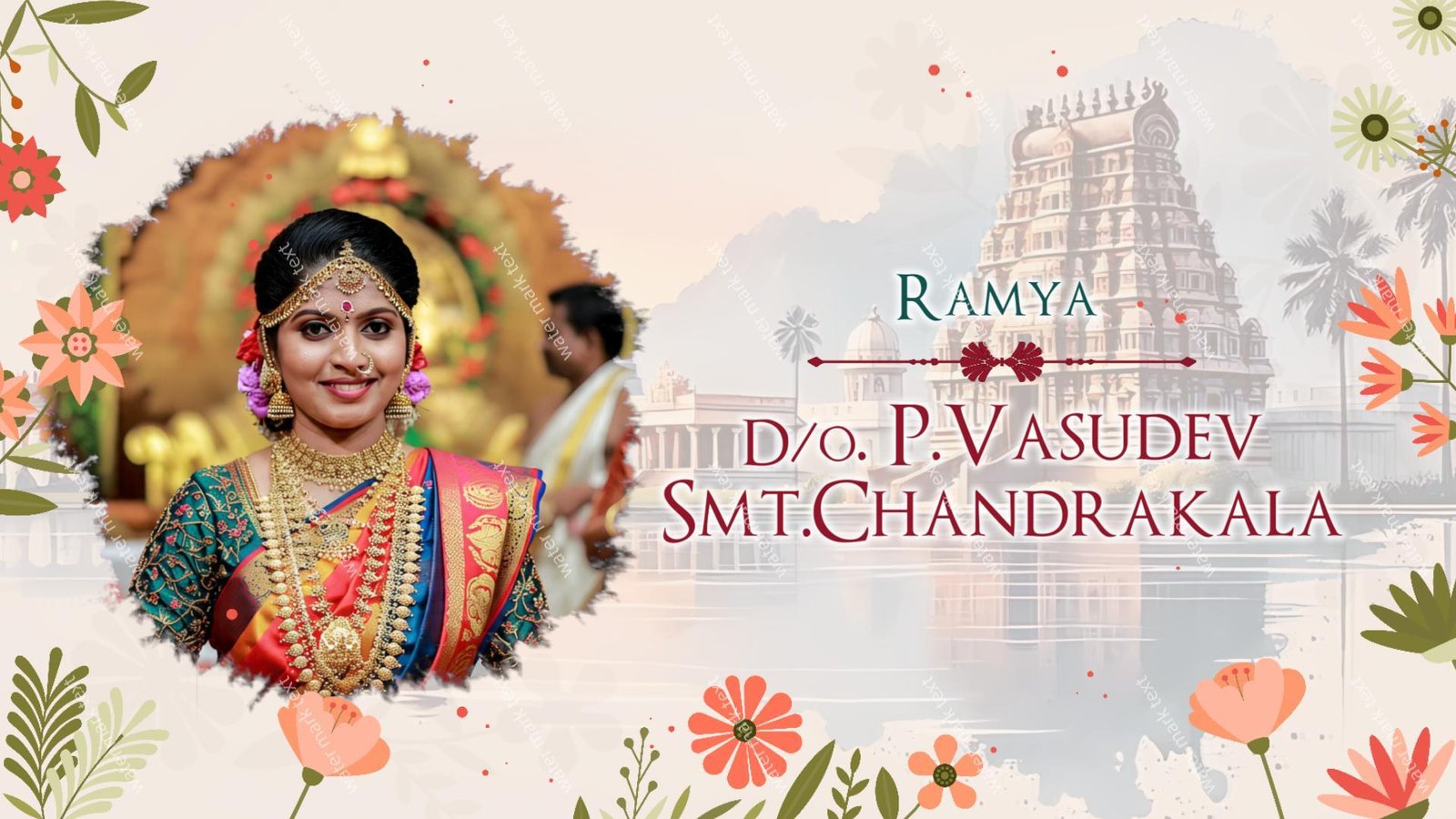 3489 ENGLISH WEDDING MMI