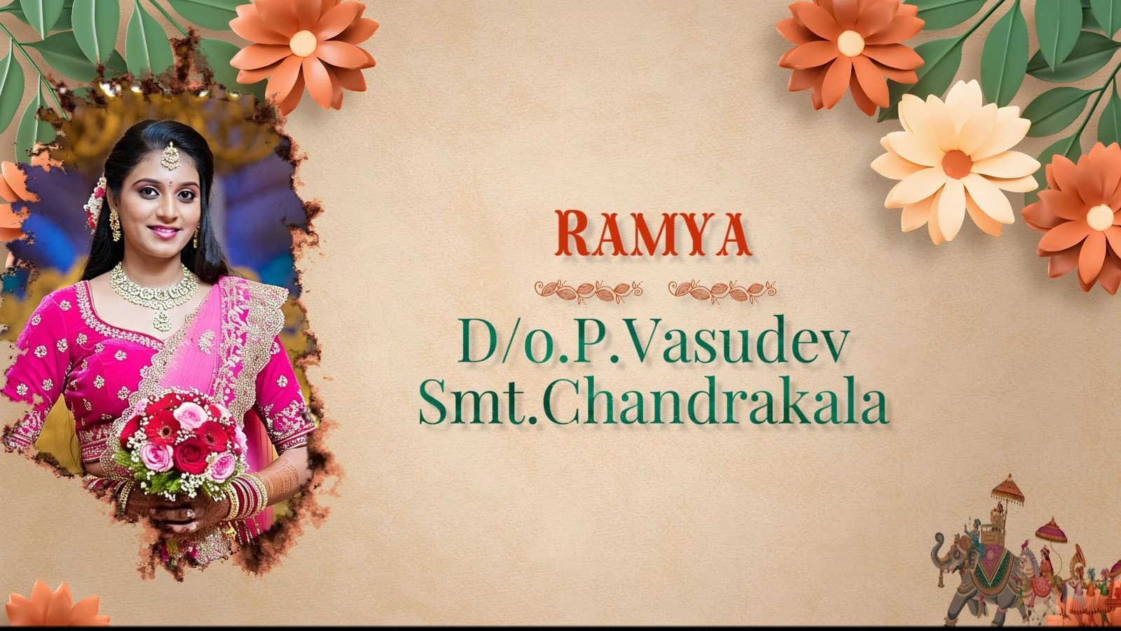 3485 ENGLISH WEDDING MMI