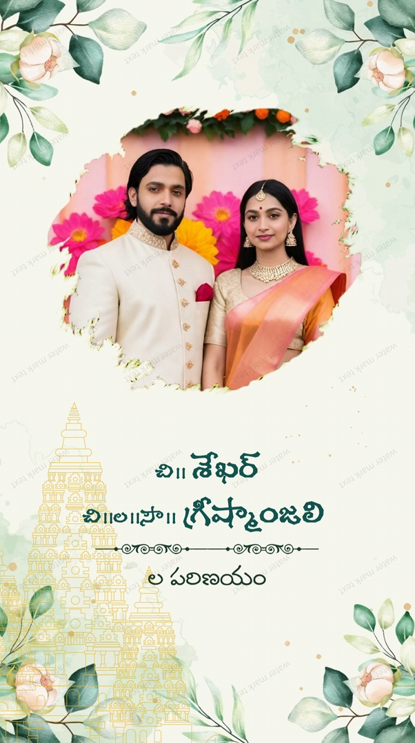3372   Wedding Telugu Vertical MMI