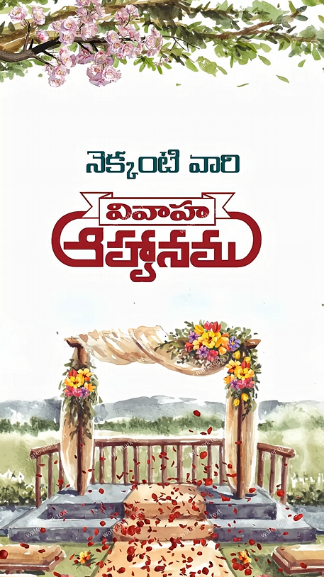3427   Wedding Telugu Vertical MMI