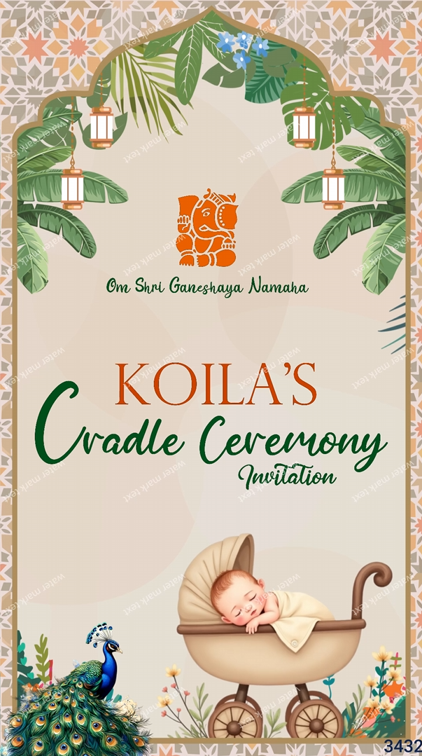 3432 Cradle Cermony English