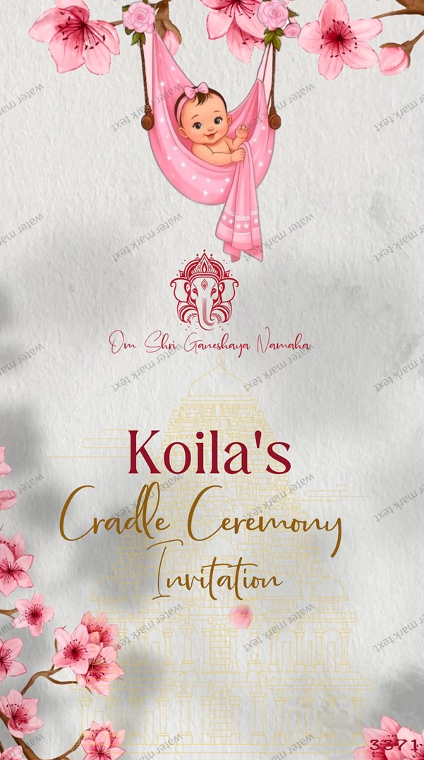 3371 Cradle Cermony English