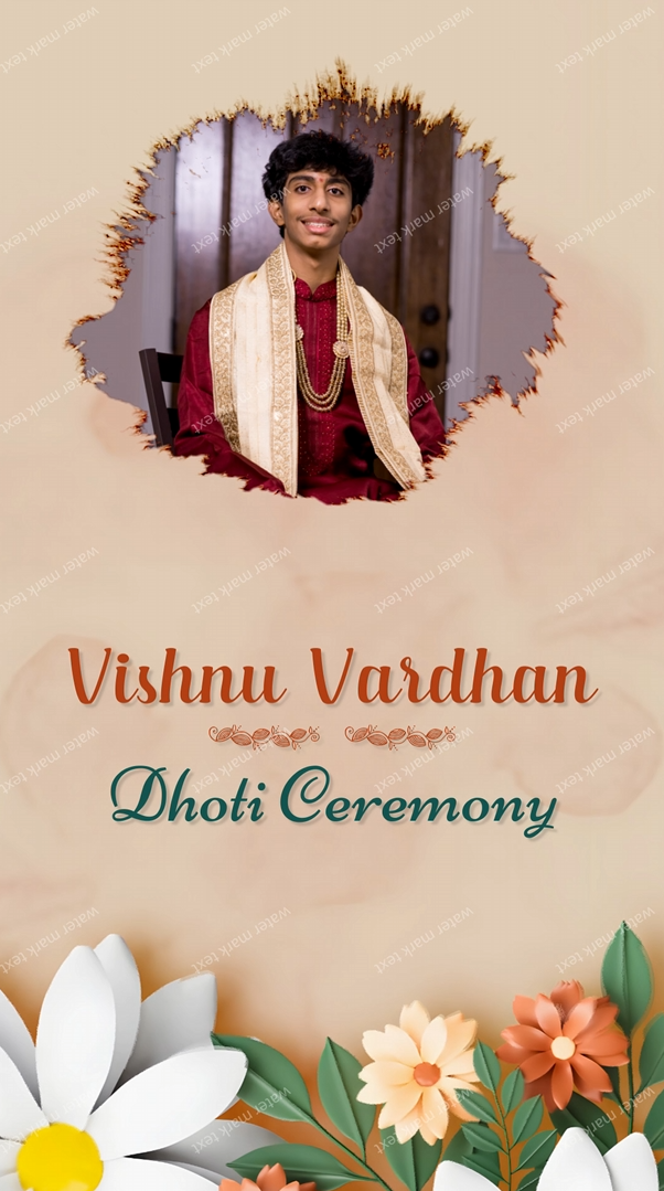 3485 English Dhoti Vertical