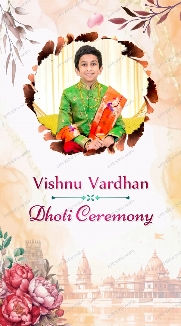 3507 English Dhoti Vertical