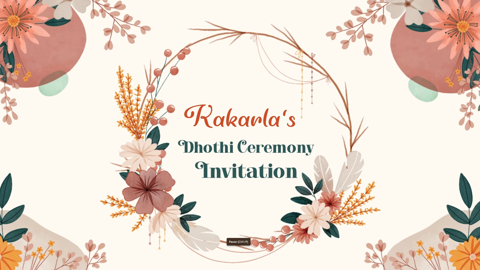 3307 Dhoti Ceremony English Horizontal