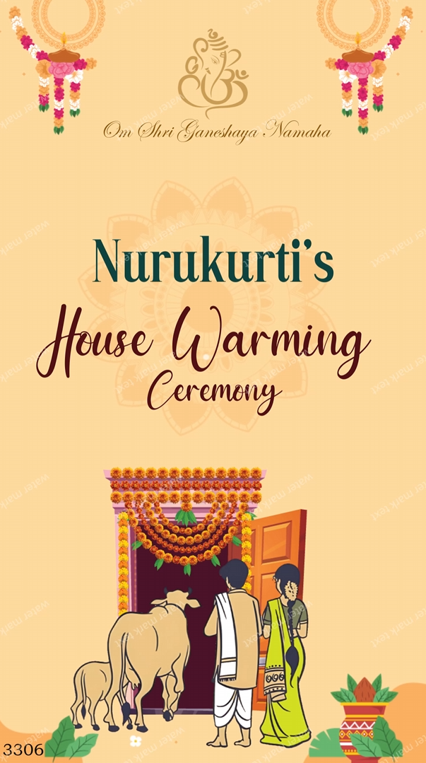 3306  House Warming VERTICAL ENGLISH