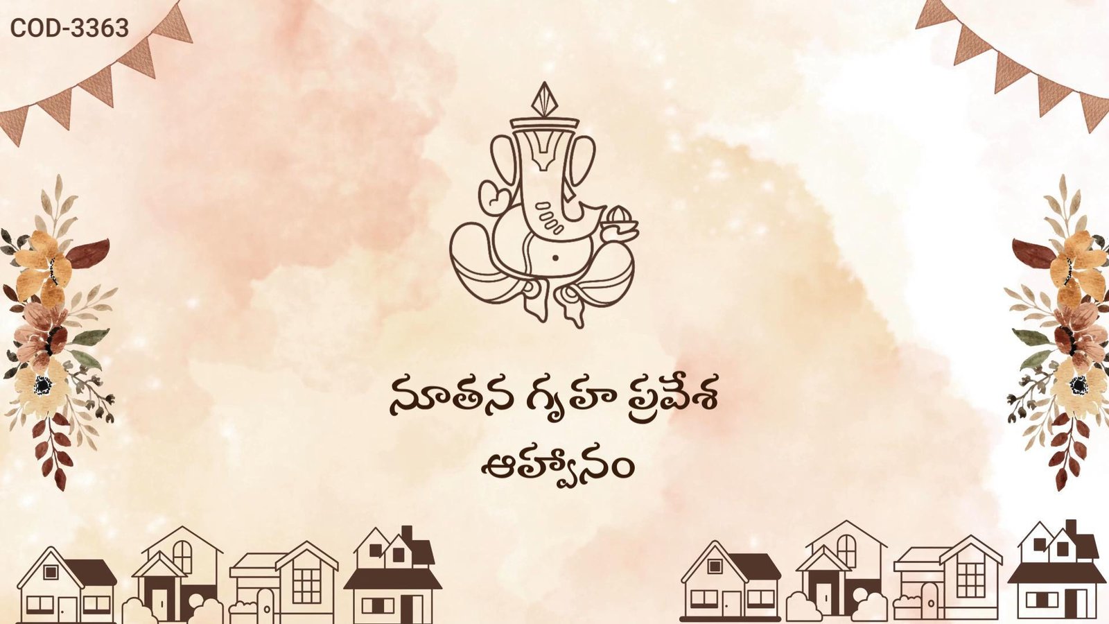 3363 Telugu House Warming