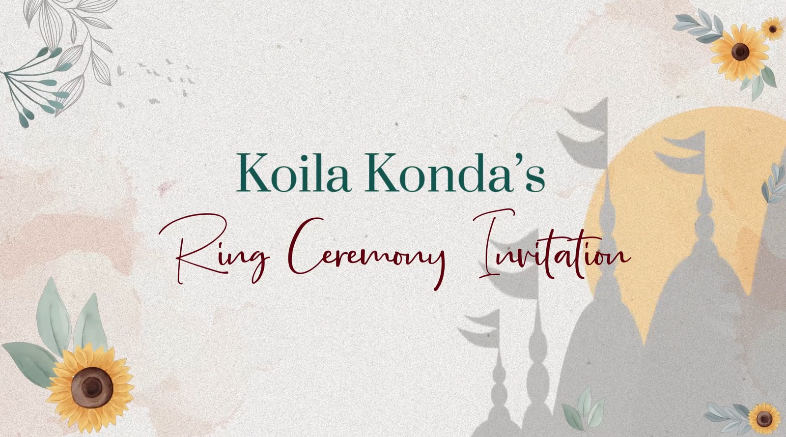 3403 Ring Ceremony English