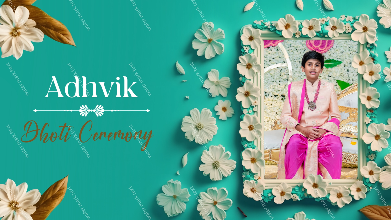 3377 Saree and Dhoti English