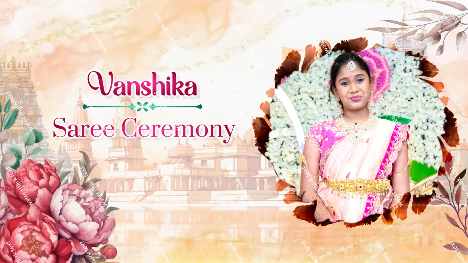 3507 Saree and Dhoti English