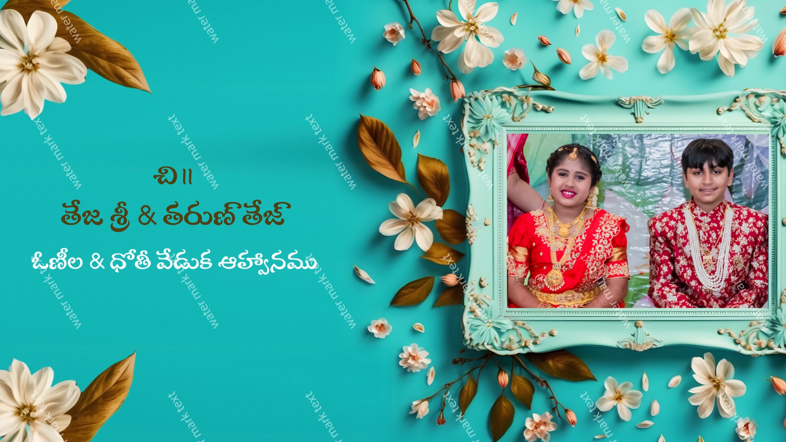 3377 Saree and Dhoti Telugu