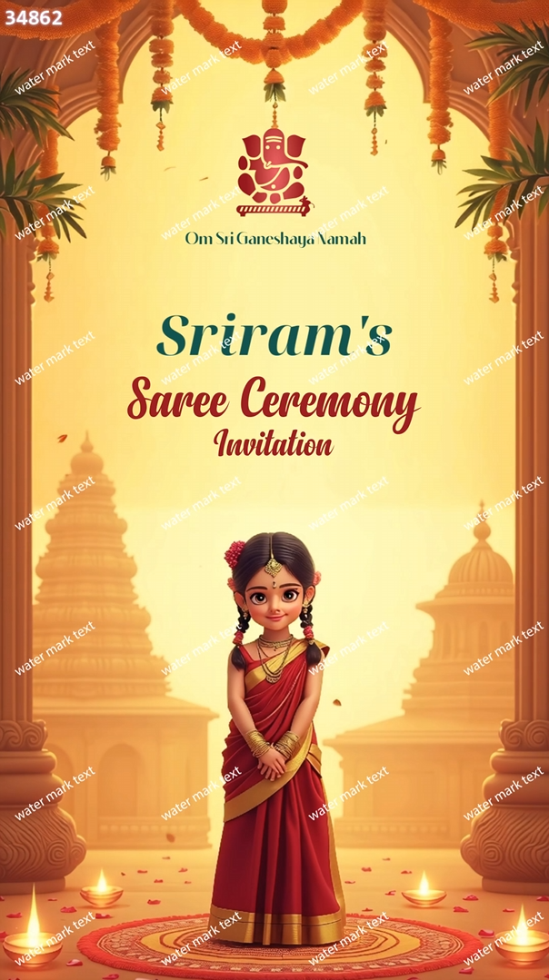 34862 Saree Ceremony English