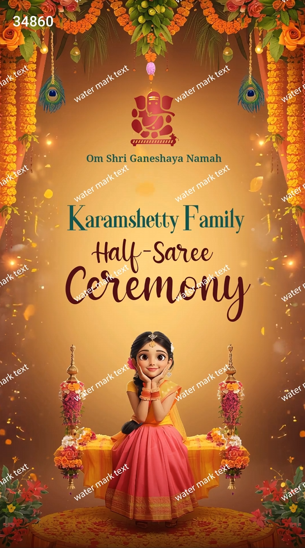 34860 Saree Ceremony English