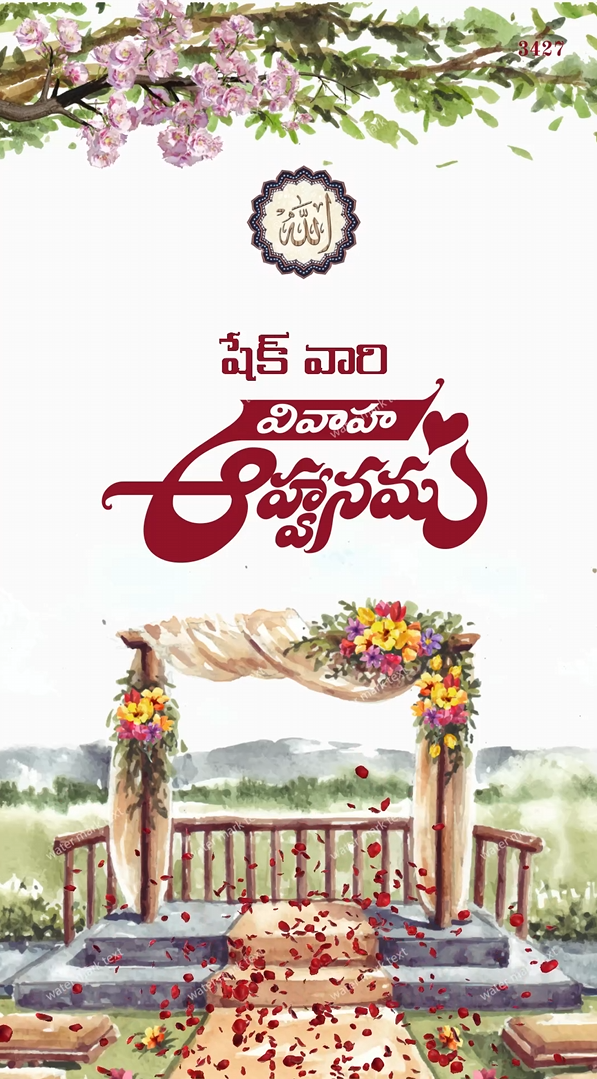 3427 Muslim Wedding Godavari
