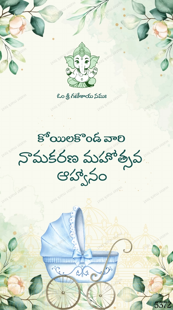 3372 CRADLE CERMONY  Godavari