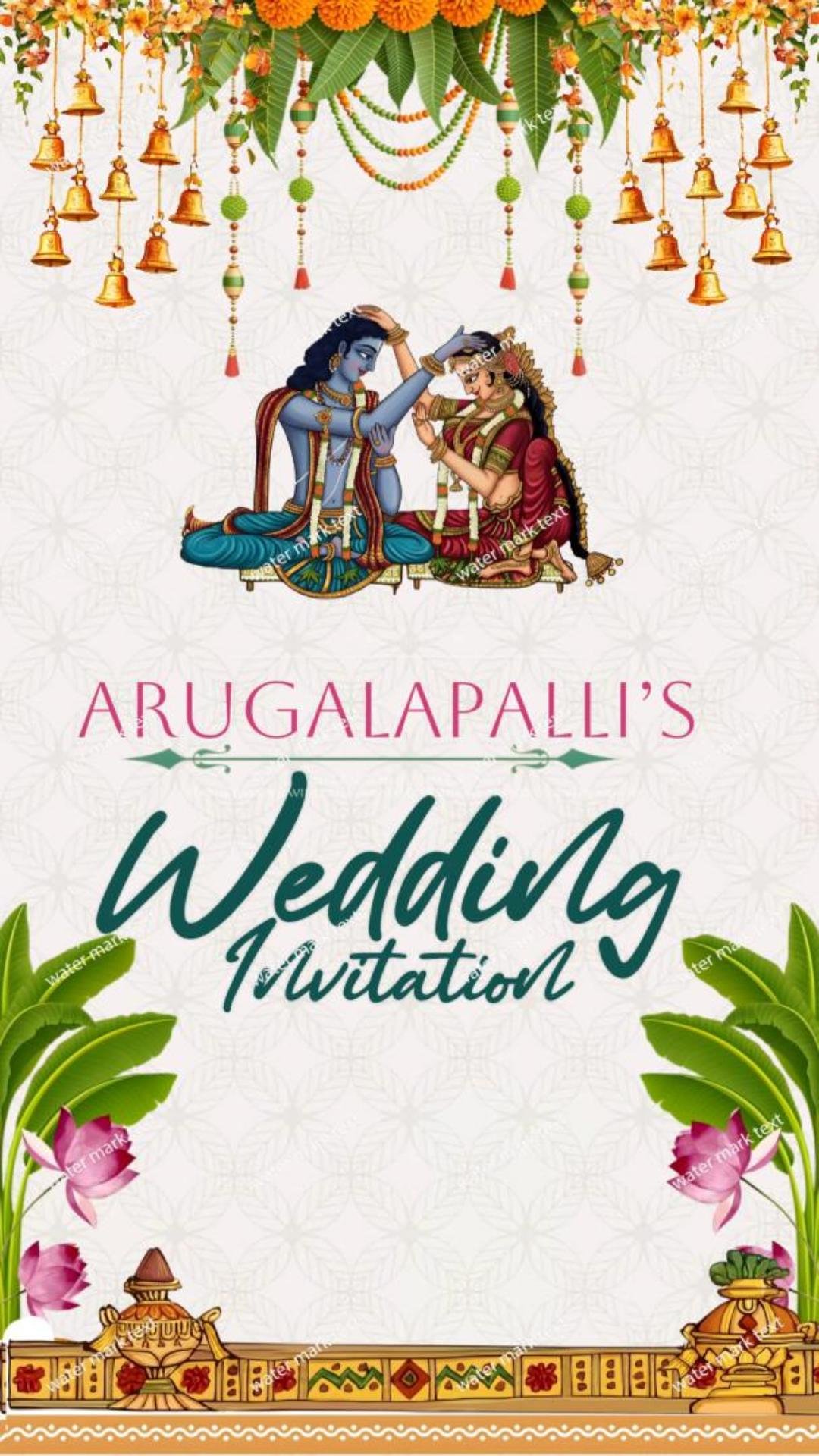 Traditional Wedding Invitation Video 34889