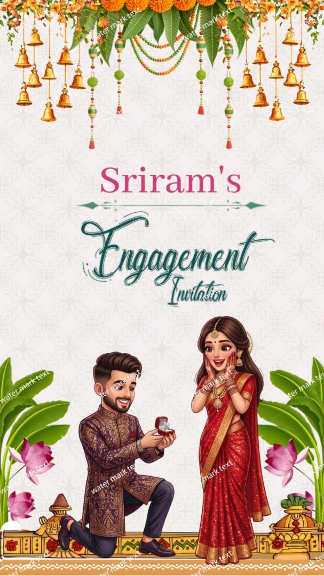 Engagement Invitation Video 34889