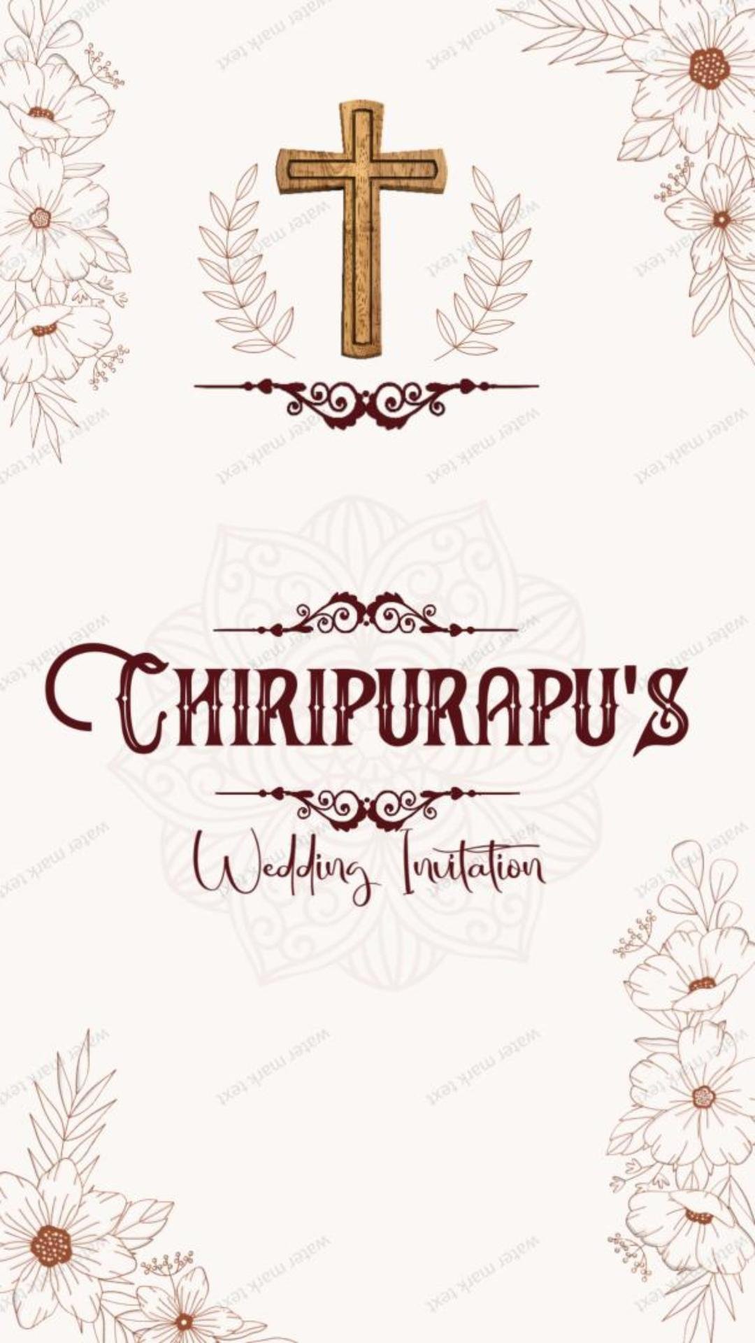 3486 Christian Wedding Invitation Video | MMI Invites