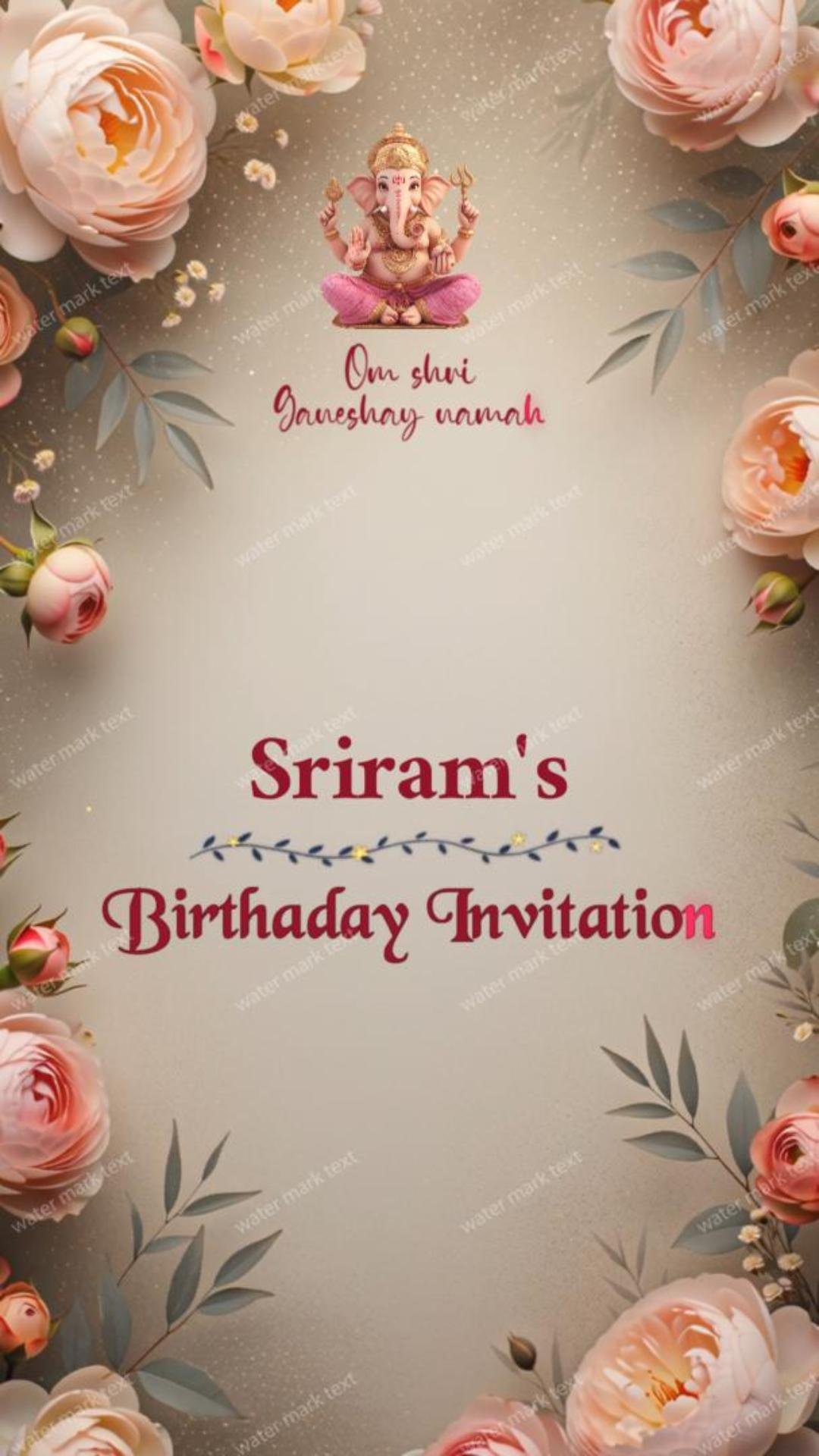 34876 English Birthday Invitation Video | By MMI Invites