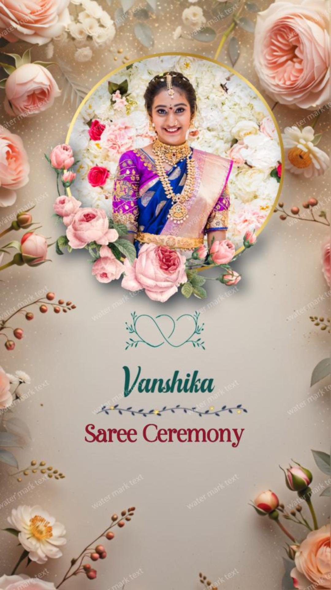 34876 Saree Ceremony Invitation Video by MMI Invites