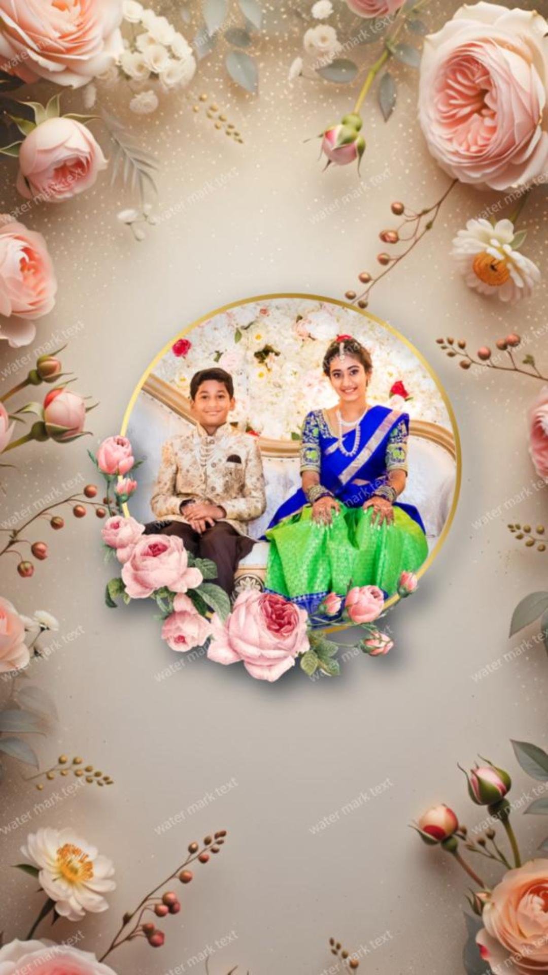 34876 Saree &amp;amp; Dhoti Ceremony Invitation Video by MMI Invites