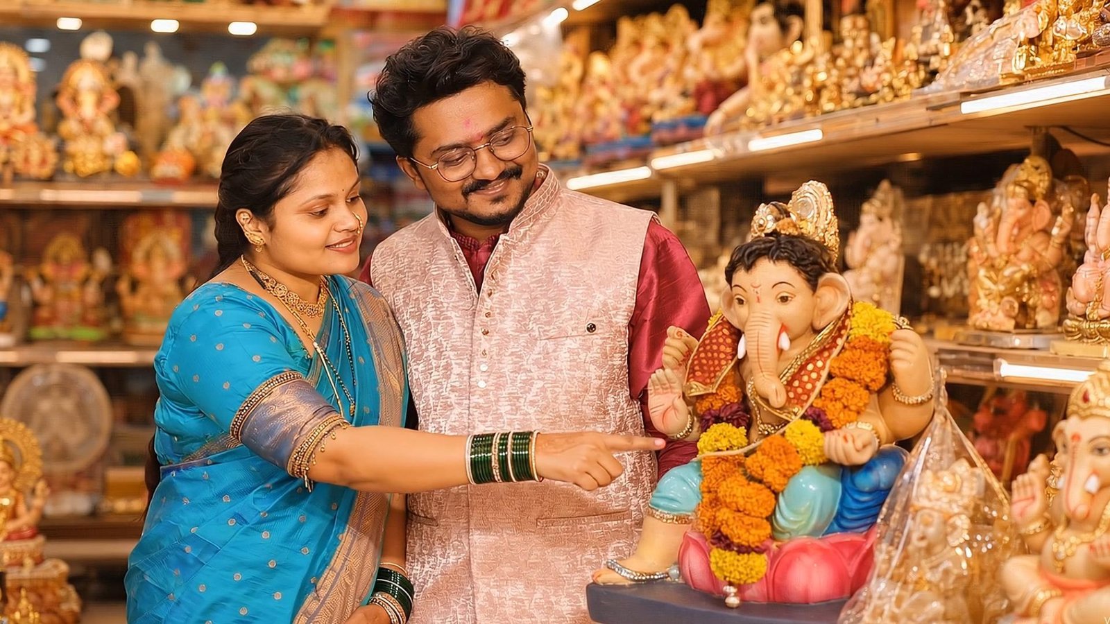 Ganesh Themed AI Baby Name Reveal Video | Divine Baby Name Reveal | MMI Invites
