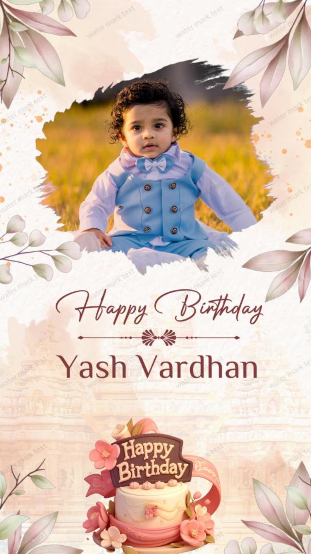 3343 Baby Birthday Invitation Video | Cute &amp; Customized Birthday Invitation | MMI Invites