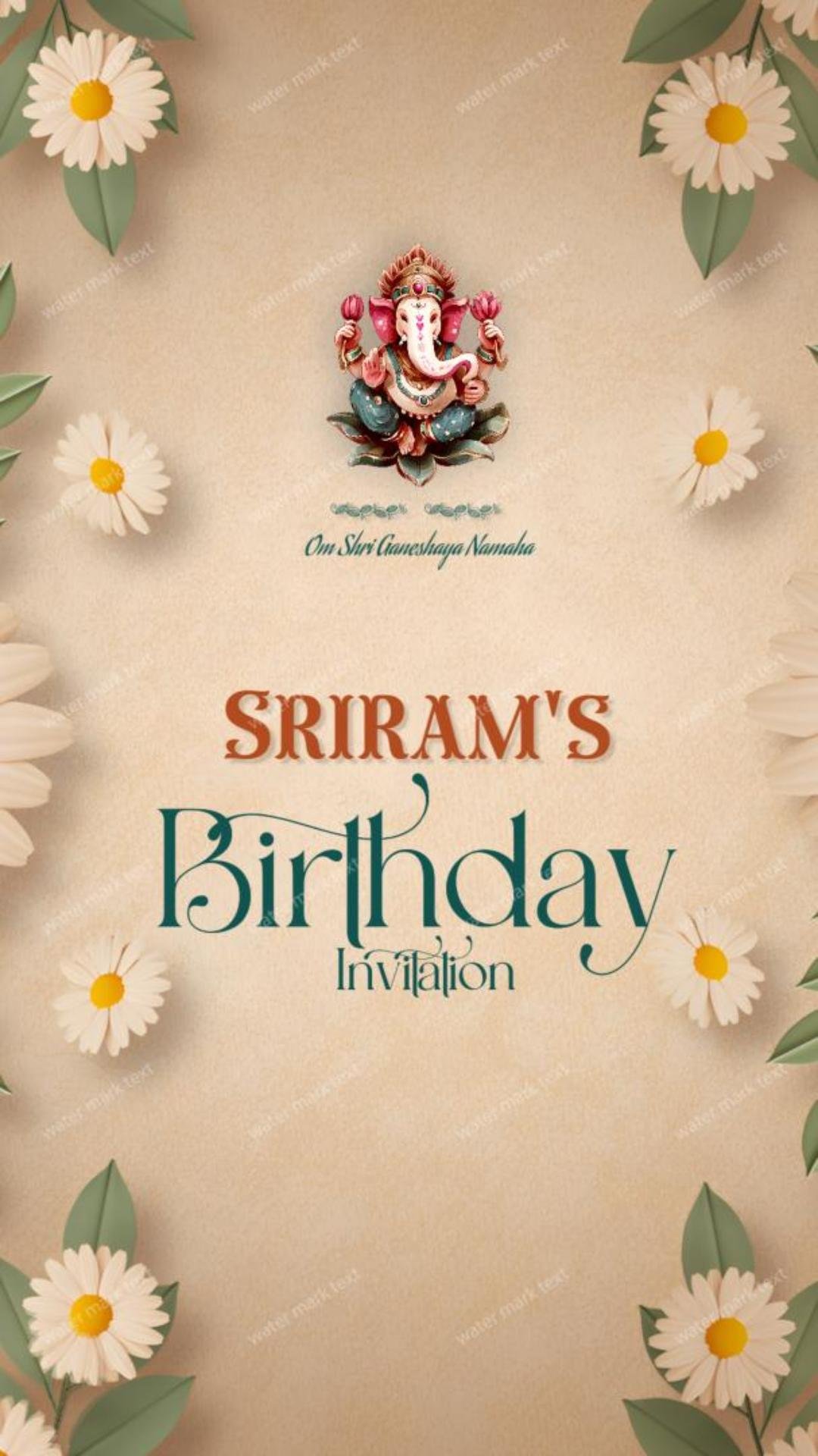 3485 Birthday Invitation Video | MMI Invites