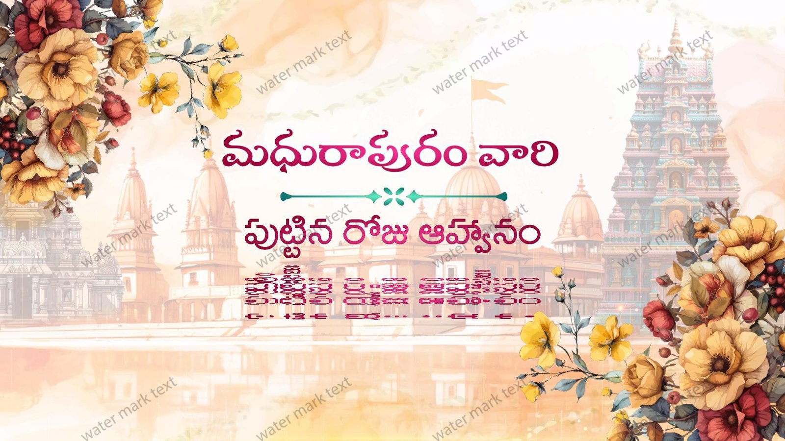 3507 మా గోదావరి స్టైల్లో Birthday Invitation రా బాబూ 😂🎂 | Telugu Invitation